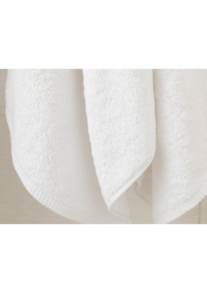 Leafy Bambu Banyo Havlusu 70 x 140 cm Beyaz