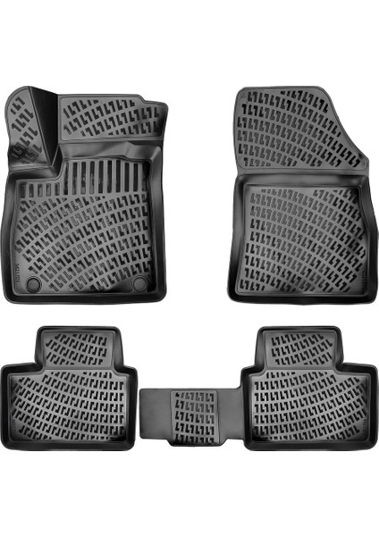 Volkswagen Golf 6 2009-2012 3D Havuzlu Paspas