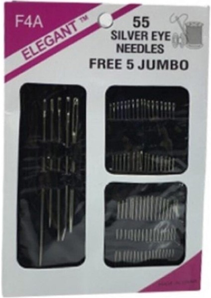 (1 Adet) 55 Parça Dikiş Iğnesi ve Yorgan Iğnesi Seti
