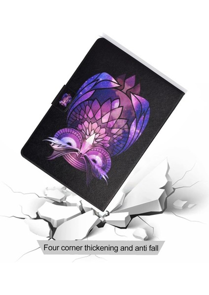 Galaxy Tab A 10.1 (2019) SM-T510 / SM-T515 Için Desenli Kartlıklı Standlı Deri Koruyucu Tablet Kılıfı (Yurt Dışından) indirimleri