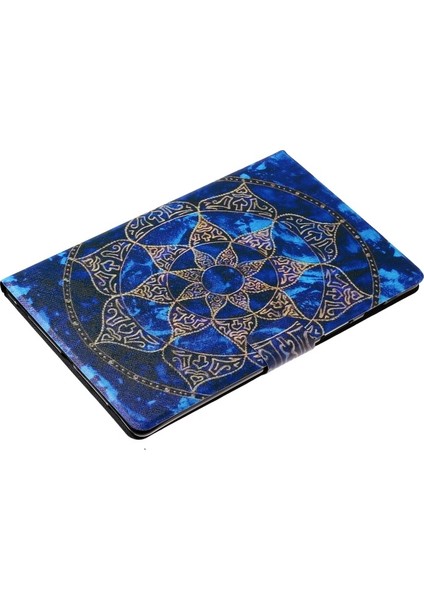 Galaxy Tab S5E SM-T720 Için Desenli Kartlıklı Deri Tablet Kılıfı (Yurt Dışından)