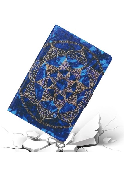 Galaxy Tab S5E SM-T720 Için Desenli Kartlıklı Deri Tablet Kılıfı (Yurt Dışından)