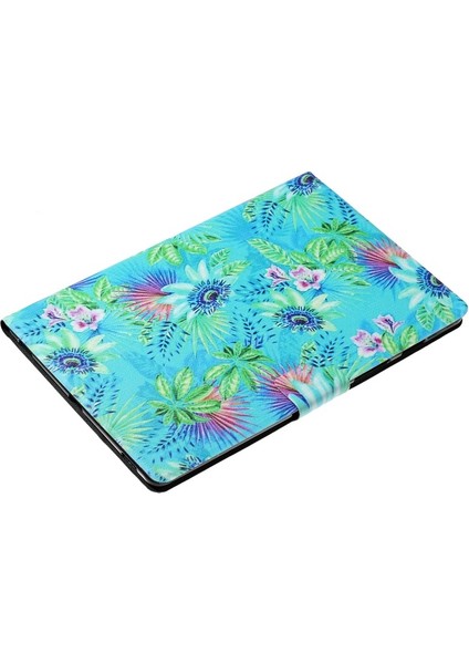 Galaxy Tab S5E SM-T720 Için Desenli Kartlıklı Deri Tablet Kılıfı (Yurt Dışından)