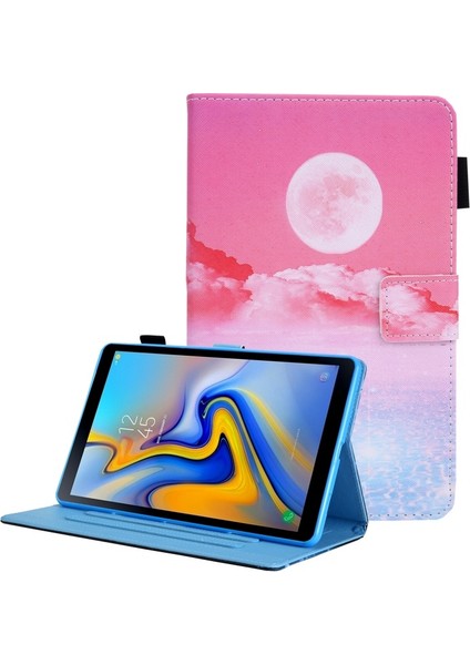 Galaxy Tab A8 10.5 Için Desenli Baskılı Stand Kapaklı Suni Deri Cüzdan Işlevli Koruyucu Tablet Kılıfı (Yurt Dışından)