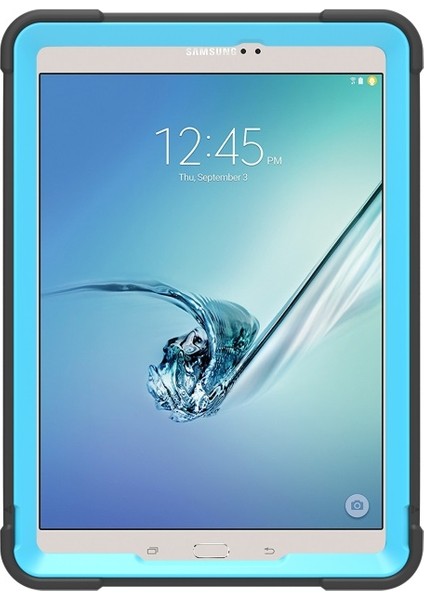Galaxy Tab S2 9.7 T810 T815 Için Düşmeye Toza Dayanıklı Pc + Tpu Koruyucu Standlı Tablet Kılıfı - Siyah/mavi (Yurt Dışından) fiyatları