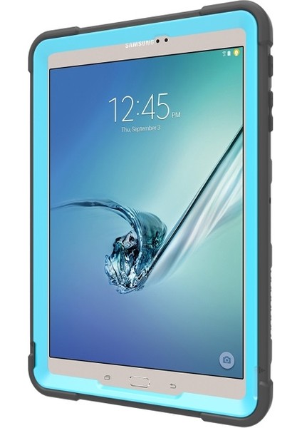 Galaxy Tab S2 9.7 T810 T815 Için Düşmeye Toza Dayanıklı Pc + Tpu Koruyucu Standlı Tablet Kılıfı - Siyah/mavi (Yurt Dışından) fırsatları