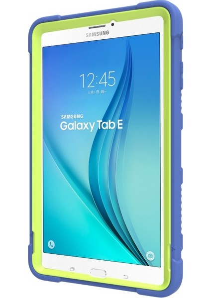 Galaxy Tab E 9.6 T560 Için Düşmeye Toza Dayanıklı Pc + Tpu Koruyucu Standlı Tablet Kılıfı - Mavi/yeşil (Yurt Dışından) fırsatları