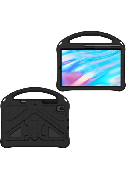 Galaxy Tab S6 Lite Için Kalem Yuvalı Darbeye Dayanıklı Eva Tablet Kılıfı - Siyah (Yurt Dışından)