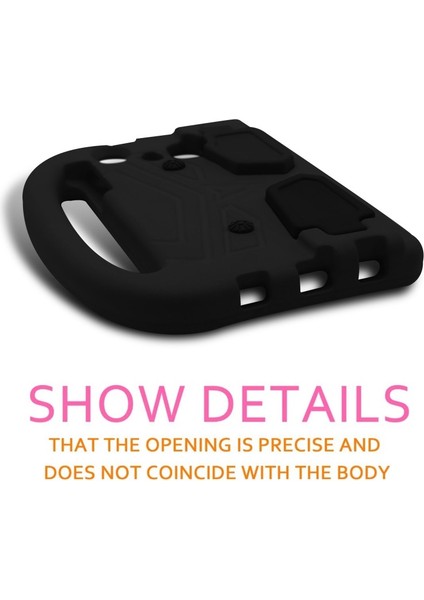 Galaxy Tab T230 T235/T280 T285/T110 T111/SM-T113 Için Darbeye Dayanıklı Standlı Eva Köpük Tablet Kılıfı - Siyah (Yurt Dışından) fırsatları