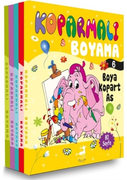 Koparmalı Boyama Set 2 (5 Kitap Takım)