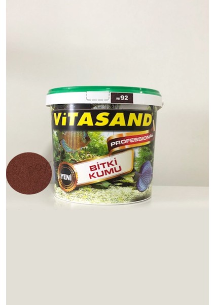 Demir İçerikli Kırmızı Bitki Kumu 1-2mm 20 kg