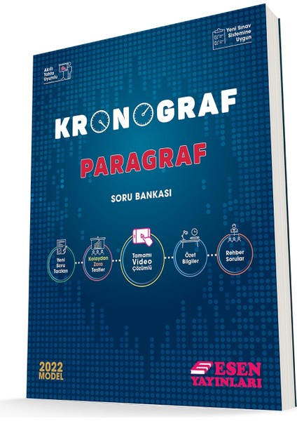 Esen Yayınları Kronograf Paragraf Soru Bankası