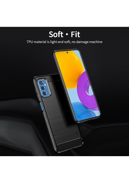 Mofı Samsung Galaxy M52 5g Için Karbon Fiber Tasarım Tpu Kapak Kılıfı (Yurt Dışından) fırsatları