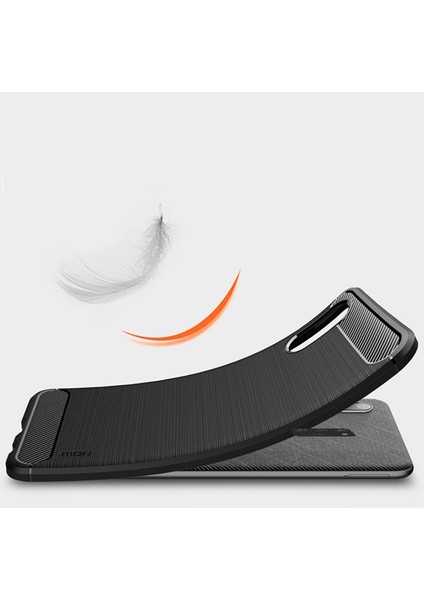 Mofı Samsung Galaxy M02 / A02 Için Karbon Fiber Yumuşak Tpu Kılıf - Kırmızı (Yurt Dışından) modelleri
