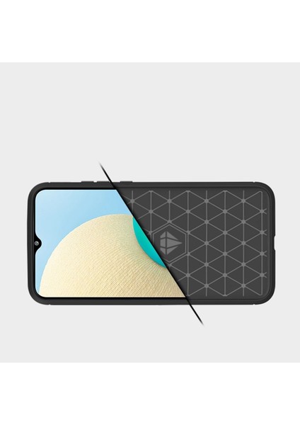 Mofı Samsung Galaxy M02 / A02 Için Karbon Fiber Yumuşak Tpu Kılıf - Kırmızı (Yurt Dışından) indirimleri