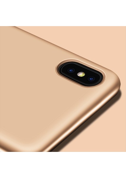 Apple Iphone Xs Max 6.5 Inç Uyumlu Mat Tpu Telefon Kılıfı - Altın (Yurt Dışından) indirimleri