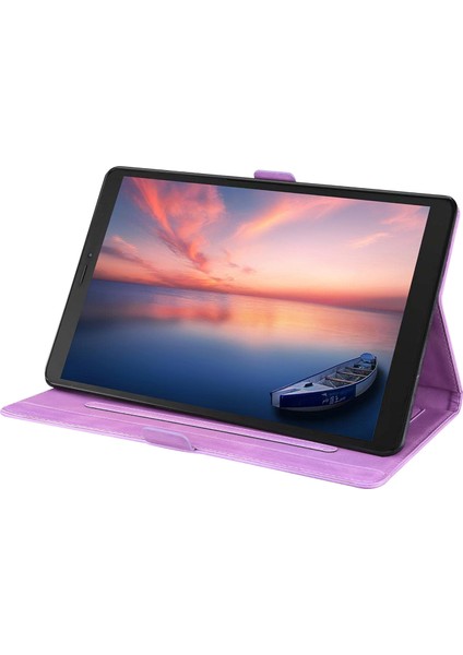 Zszh Samsung Galaxy Tab A 8.0 2019 SM-T290 / 295 Deri Kılıf (Yurt Dışından)