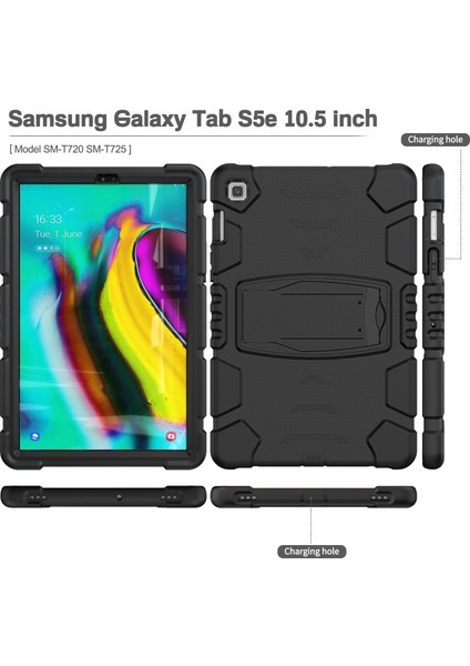 Samsung Galaxy Tab Için 3 Katlı Silikon Kılıf S5E T720 (Yurt Dışından) fırsatları