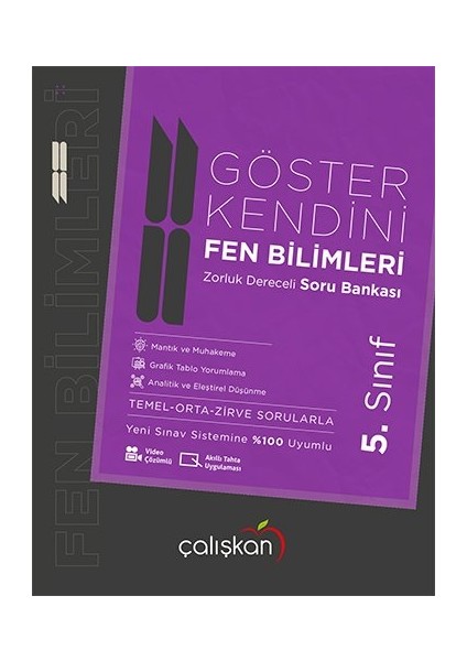 Çalışkan Yayınları 5. Sınıf Fen Bilimleri Göster Kendini Soru Bankası