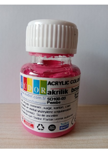 Südor Akrilik Boya 25ML Pembe