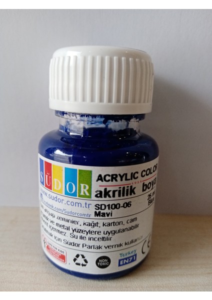 Südor Akrilik Boya 25ML Mavi