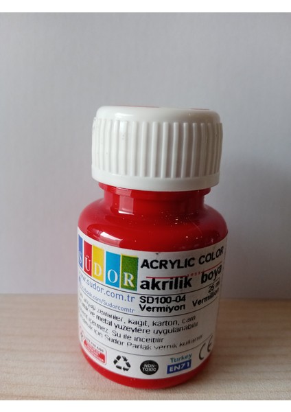 Südor Akrilik Boya 25ML Kırmızı