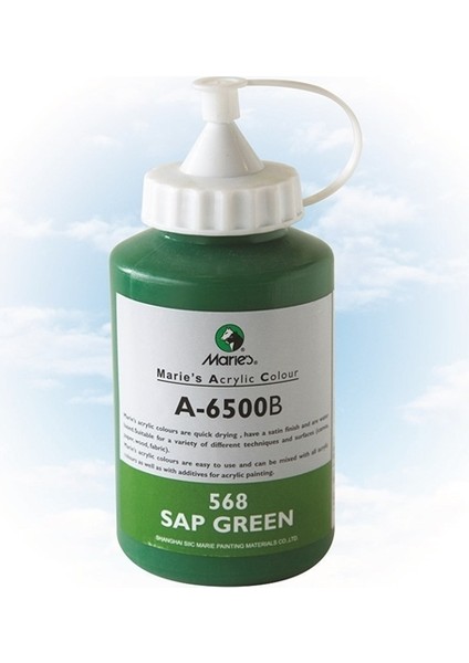 Maries Akrilik Boya 500ML 568 Sap Green