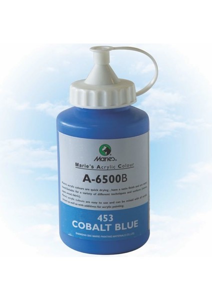 Maries Akrilik Boya 500ML 453 Cobalt Blue