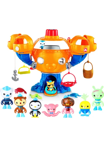 Octonauts Ahtapot Kalesi Oyuncak Barnacles Kwazii Peso Shellington Dashi Aksiyon Figürleri Aksiyon Figürleri (Yurt Dışından)