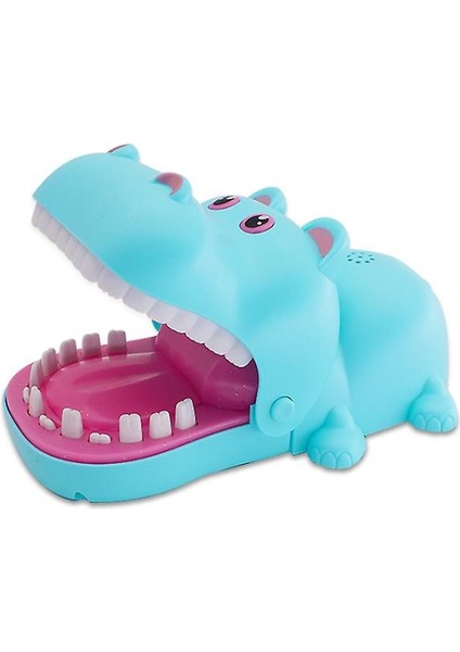 El-Bite Hippo Ebeveyn-Çocuk Etkileşimi Elektrikli Bite Hippo Diş Ekstraksiyonu Çocuk Zor Oyuncak (Pembe) (Yurt Dışından)