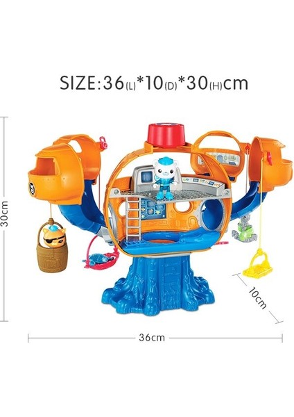 Octonauts Ahtapot Kalesi Oyuncak Barnacles Kwazii Peso Shellington Dashi Aksiyon Figürleri Aksiyon Figürleri (Yurt Dışından)