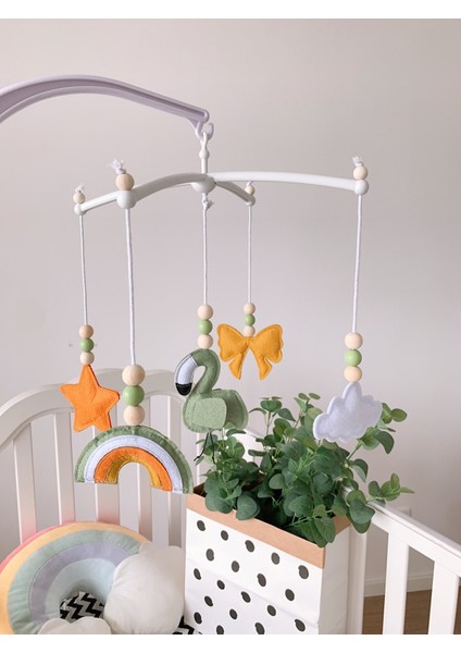 Bebek Mobil Beşik Çıngıraklar Oyuncaklar 0 12 Aylar Için Toddler Carousel Karyolo Çocuklar Için El Yapımı Oyuncak Tutucu Bebek Bebek Odası Dekor | Bebek Ve (Yurt Dışından)