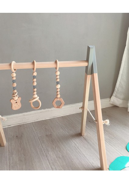 3 Adet / Takım Bebek Oyna Spor Salonu Silikon Boncuk Kahverengi Döşeme Yürüyor Askı Çıngırak Kahverengi Yüzük Diş Çıkarma Oyuncaklar Yenidoğan Bebek Pram Oyuncak Için | (Yurt Dışından) modelleri