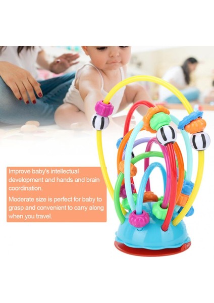 Yumuşak Silikon Bebek Çıngırak Boncuk Oyuncak Masa Sucker Çıngıraklar Bebek Yemek Sandalye Emme Çıngıraklar Gezginci El Vantuz Oyuncaklar | Bebek Çıngırakları Ve (Yurt Dışından) modelleri