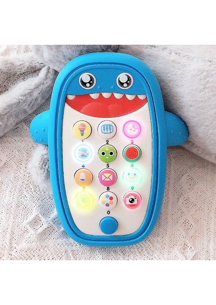 Köpekbalığı Ingilizce Müzik Mobil Bebek Telefon Oyuncak Çocuk Için Karikatür Çıngırak Yatak Arabası Eğitim Yenidoğan Bebek Çocuk Yürüyor | Bebek Çıngıraklar Ve Cep Telefonu (Yurt Dışından)