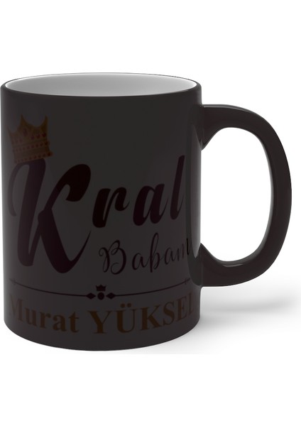 Sihirli Kupa Kişiye Özel Isim Yazılabilir Kral Babam Temalı modelleri
