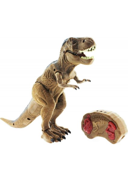 Dinasour Island Toys Uzaktan Kumandalı Yürüyen Ağzından Duman Çıkaran Sesli Işıklı Dinazor