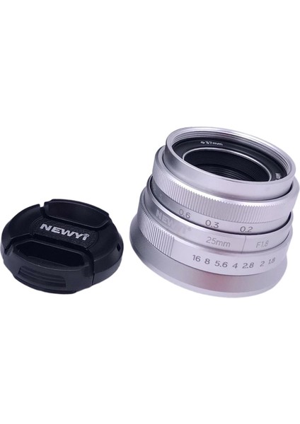 Mikro Kameralar Için Ön Lens Kapağı ile Ana Sabit Lens F / 1.8