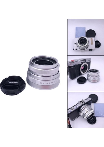 Mikro Kameralar Için Ön Lens Kapağı ile Ana Sabit Lens F / 1.8