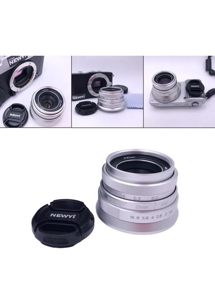 Mikro Kameralar Için Ön Lens Kapağı ile Ana Sabit Lens F / 1.8