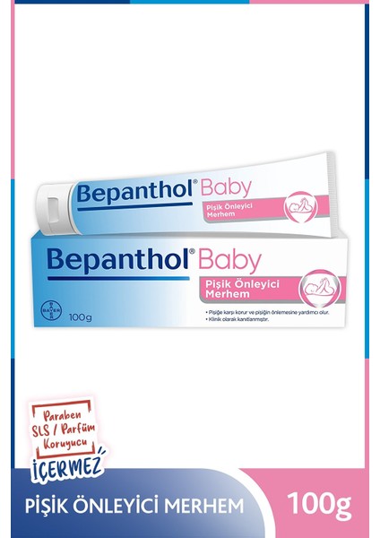 Baby Bebek Pişik Önleyici Krem 100 Gram