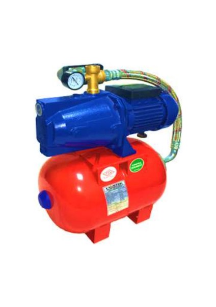 Jsp 100 Yatık Paket Jet Pompalı Paket Hidrofor (24 Litre Yatık Tanklı)