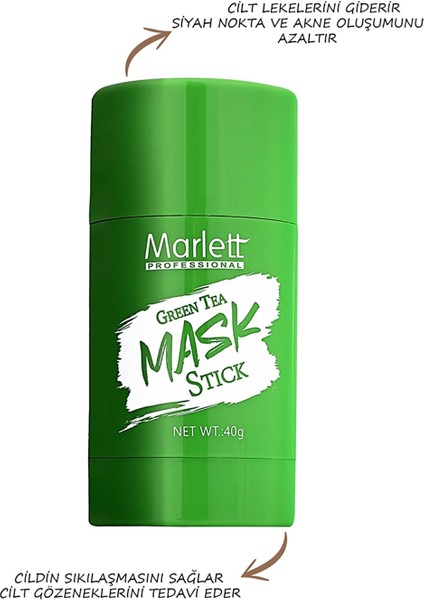 Proffessional Green Tea Cleanser Solid Mask Stick 40 gr fiyatları