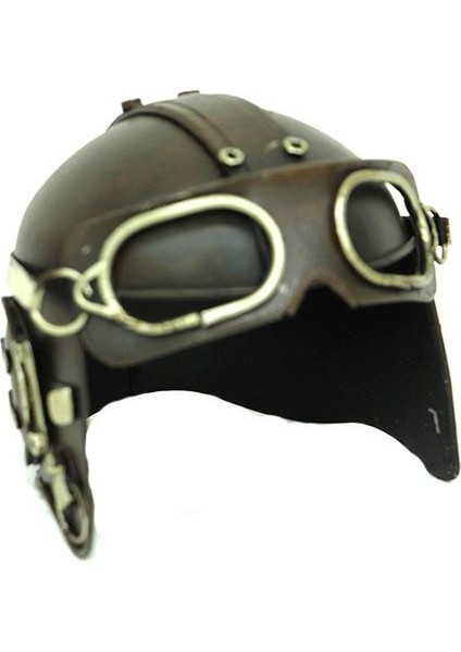 Dekoratif Metal Pilot Kaskı Biblo Vintage Dekoratif Hediyelik fiyatları