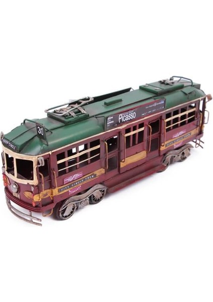 Dekoratif Metal Piccaso Treni Vintage Biblo Hediyelik indirimleri