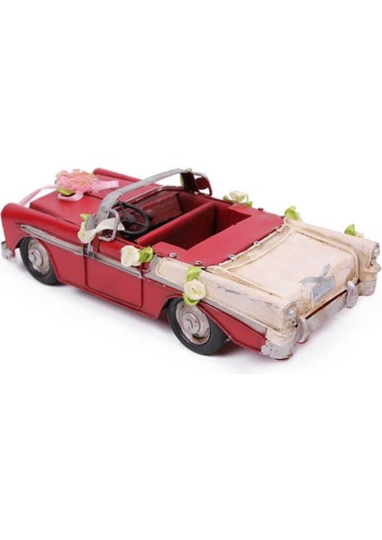 Dekoratif Metal Araba Üstü Açık Vintage Biblo Hediyelik fiyatları