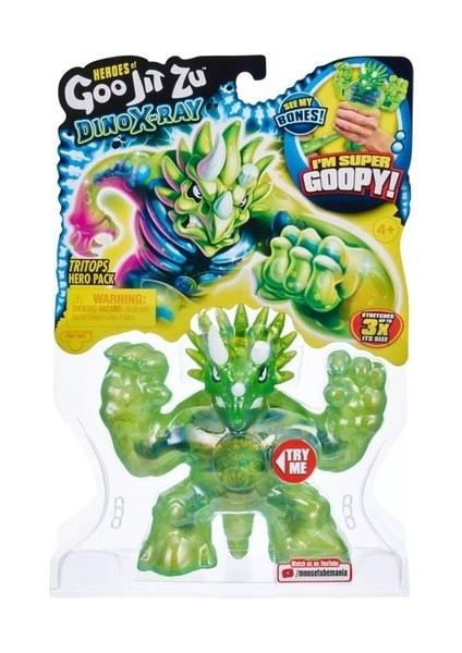 Goojitzu Tekli Figür Dino X-Ray Tritops