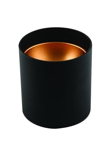 Foça Sıva Üstü Armatür Boş Kasa Siyah Gold GU10 Duy CT-5421 (Ampul Hariç)