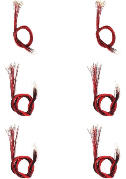 40-120 Ayarla Model LED Işık Mini Koku Peyzaj Diorama 120 Adet 6 Renkler