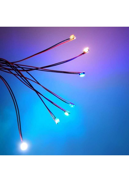 40-120 Ayarla Model LED Işık Mini Koku Peyzaj Diorama 120 Adet 6 Renkler